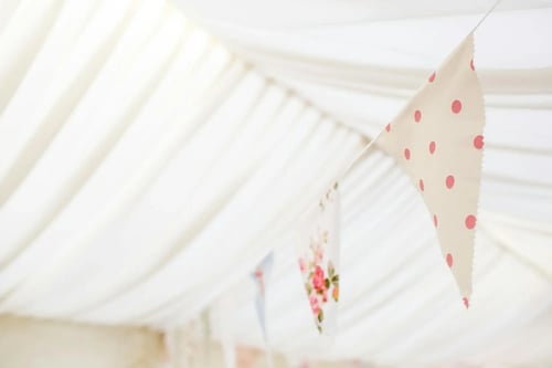 Floral and Polka-dot Bantings