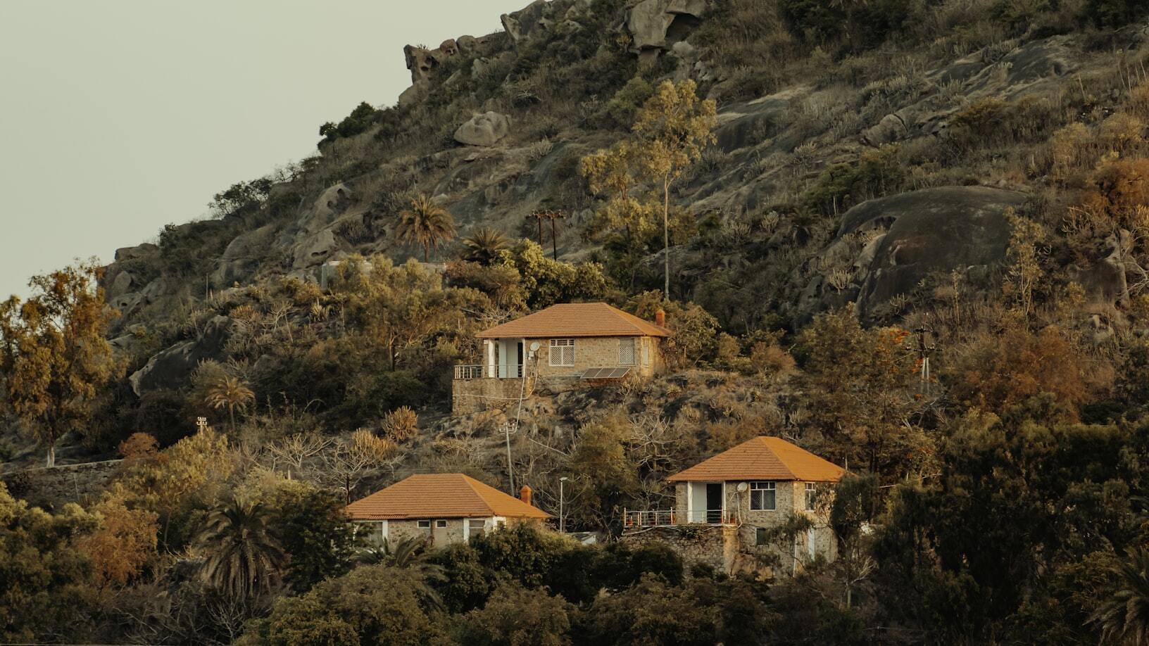 Misty morning in Mount Abu