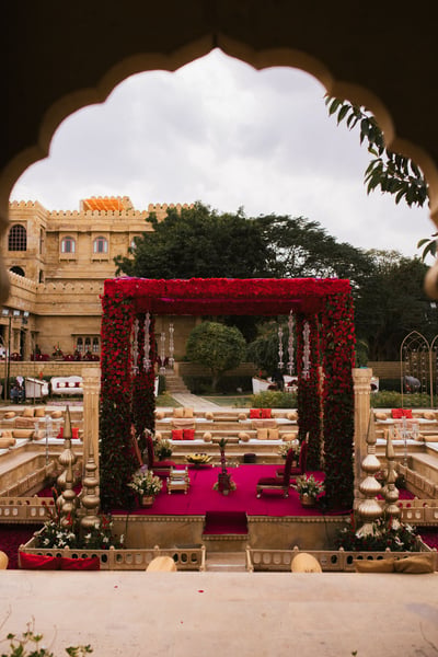Indian destination wedding decor