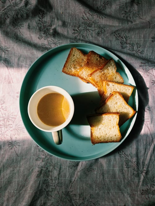 Warm cup of morning chai