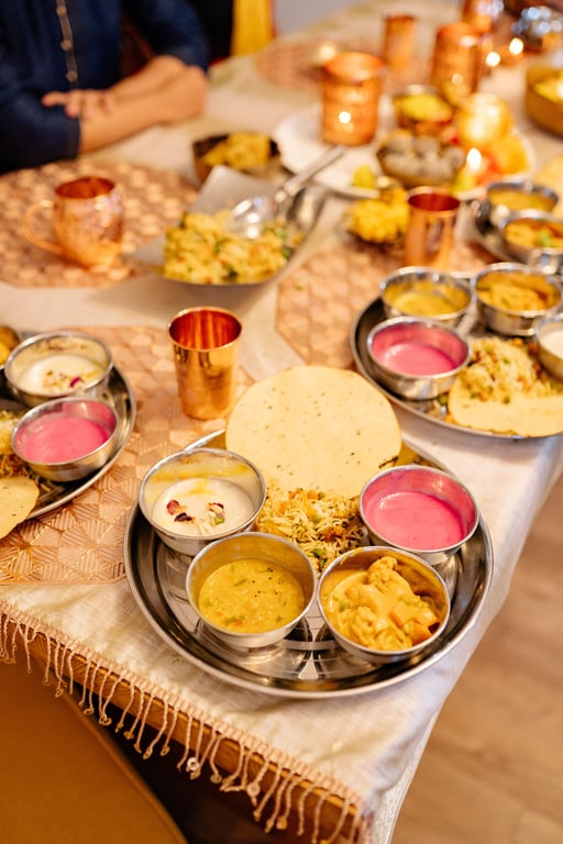 Traditional Indian Thali