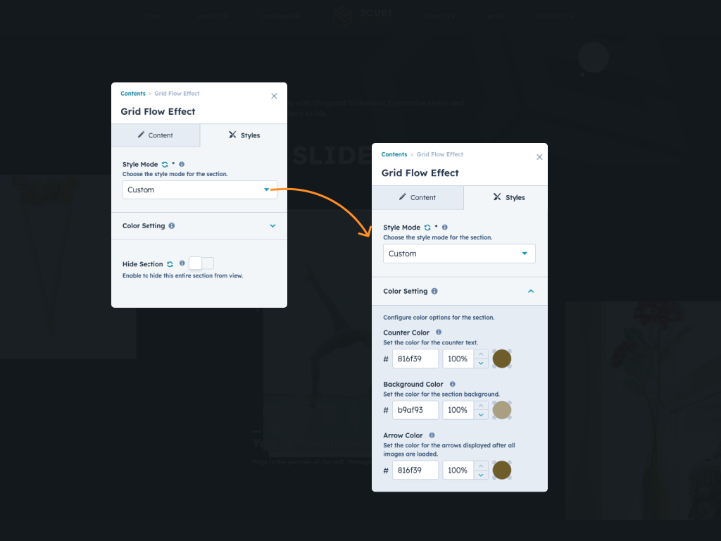 Customizable Style Modes