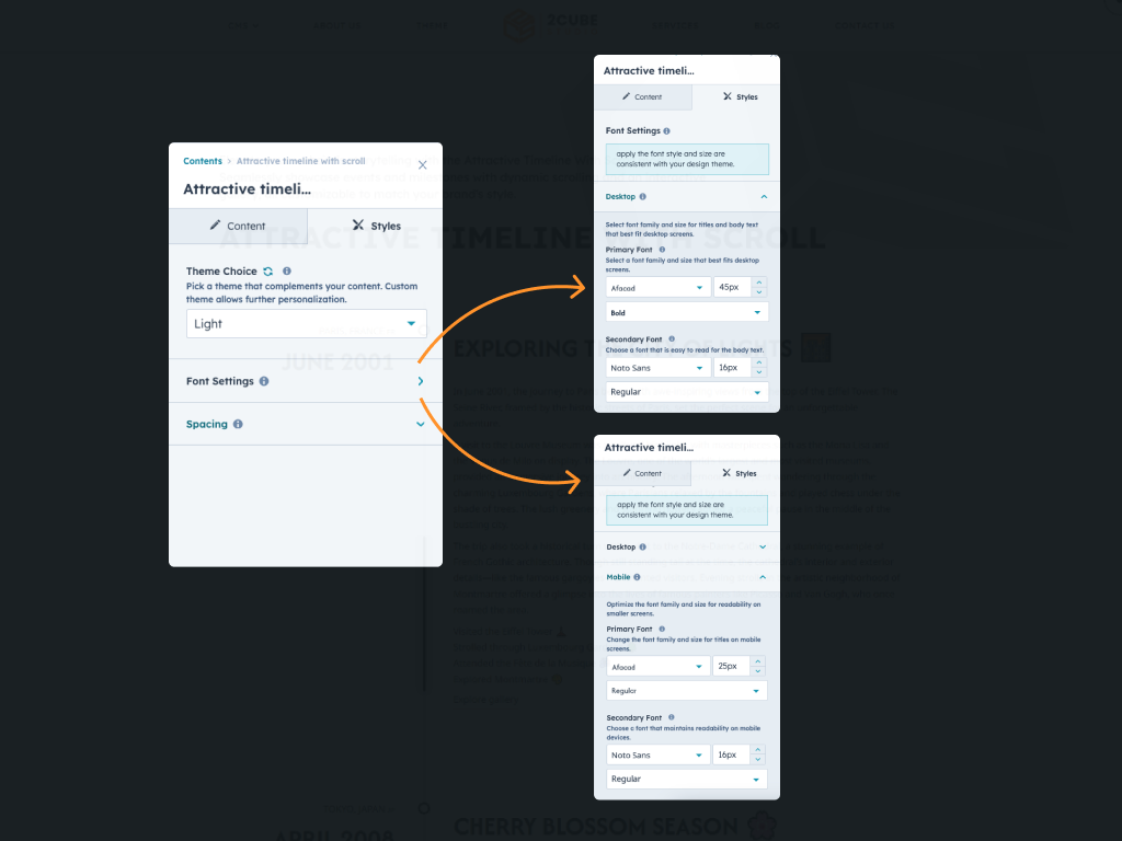 Personalize Font style