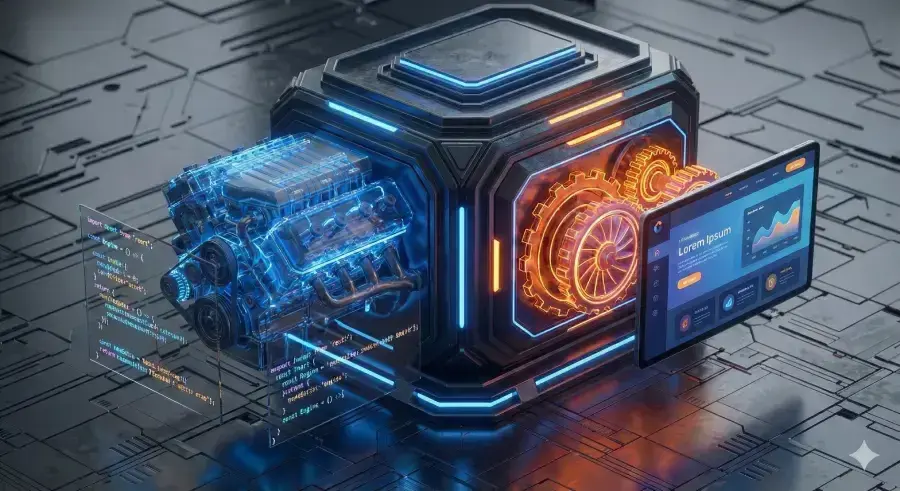 Custom web development architecture and high-performance code visualization by 2CUBE Studio